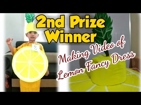 Fancy Dress for Kids | Mom & Son making Lemon Fancy Dress Costume | Fight against Covid 19
