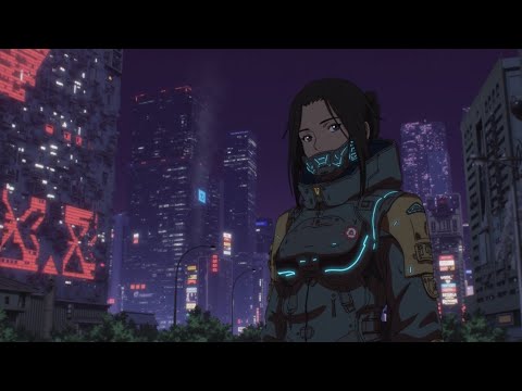 Neon Synthwave Cityscape Cyberpunk Girl Darkwave Retrowave Vibes 2077