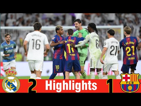 Real Madrid VS FC Barcelona La Liga And Real Win The Match|| 