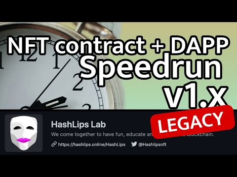 ERC721 Collection 101 - 01 - Speedrun: create and deploy a smart contract + DAPP (v1.x)