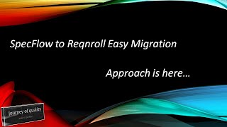 SpecFlow to Reqnroll Easy Migration