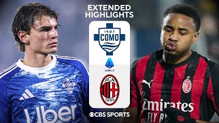 Como vs. AC Milan: Extended Highlights | Serie A | CBS Sports Golazo