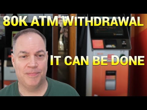 U.S. Debit Card Pulling 40K or 80K Peso from a Philippines ATM