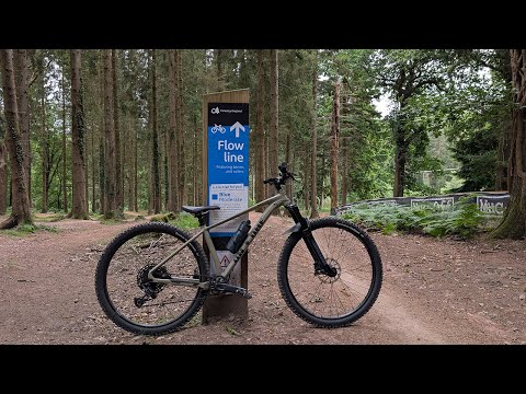 Riding the Flow line at the Forest of Dean