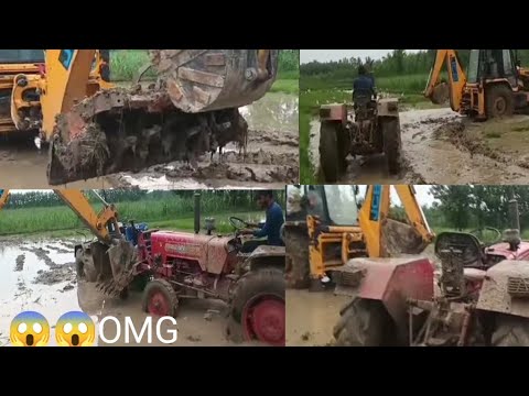 😱😂😱sonalika nikaalne Gaya Mahindra 575 ko kuhd hi  fas gya🤣😭