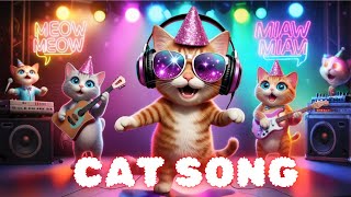 Meow Cat Song | Viral Cat Song | Miaw Miaw Sound TikTok #videoviraltiktok #catsong  #cats