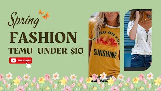 ￼ Temu spring outfits haul great buys under $10   ￼#TeenieStyle  ￼#TemuFashion ￼