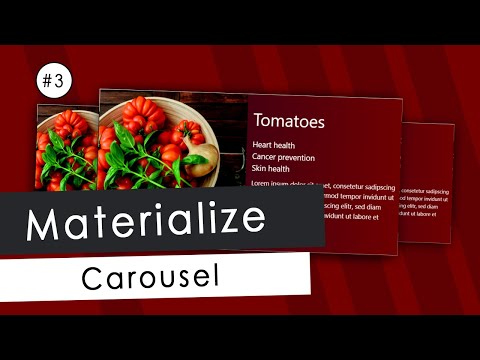 Responsive Materialize Carousel - part 3