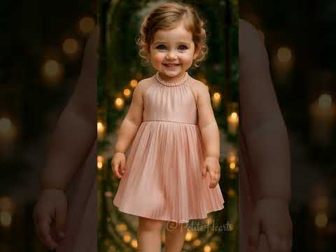 🏰 Baby Runway Looks Straight Out of a Princess #shorts #cute #ai #Fashion#shortvideo @PetiteHearts