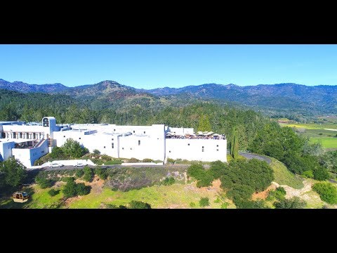 Napa Valley Wine Country Aerial Views  of Castle Wineries, Vineyards & Wineries