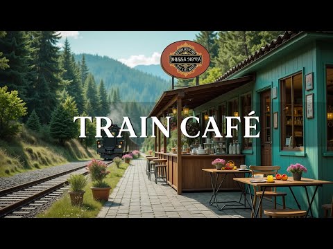 Cozy Train Café Bossa Nova Guitar ☕ Relaxing Jazz Music for Focus, Study & Peaceful Morning