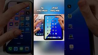 iPhone 16 Pro Max vs iPad Pro M4 ⚡ Tablet or Phone Wins? #shorts