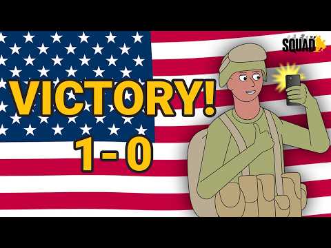 Squad Cartoon: The Closest Win Ever!