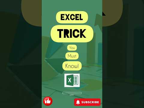 Excel trick for data analyst #excel #excelinterview #exceltutorial #viralshort #exceltips #tips