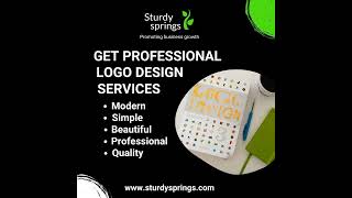 Get professional logo design services  #logodesign #sturdysprings