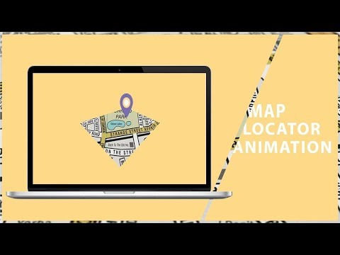 Map Locator Animation | CSS Tutorial  2019