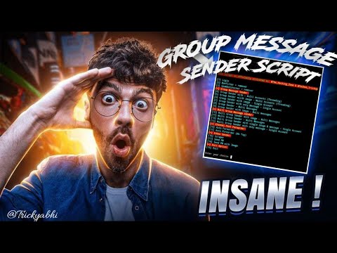 Group Message Sender + Multi Message Sender With Image + Inbox Sender Script Setup Process in Phone