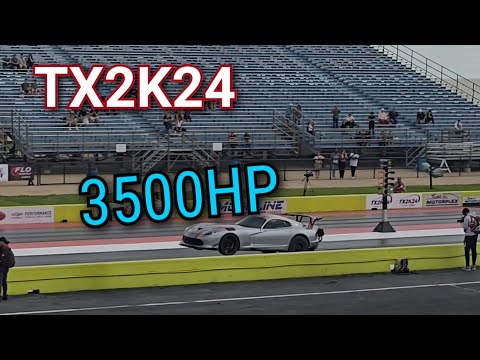 TX2K24 Drag racing , Worlds fastest street cars qualifying #dragrace #race #viper #dodgeviper