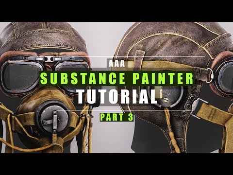 Substance Painter Pilot helmet Tutorial - Part 3