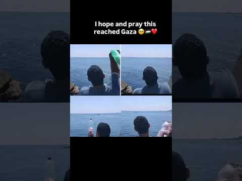 I pray they reach them. Ameen #gaza #palestine #small #effort #muslim #islam #stopwar #bycottisrael