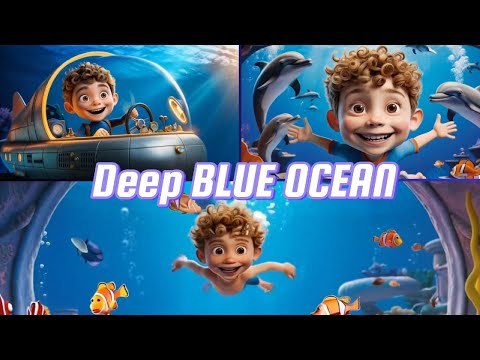 DEEP BLUE OCEAN song for Kids | Animated Stories, Nursery Rhymes &Bedtime Adventures #SONG #KIDS