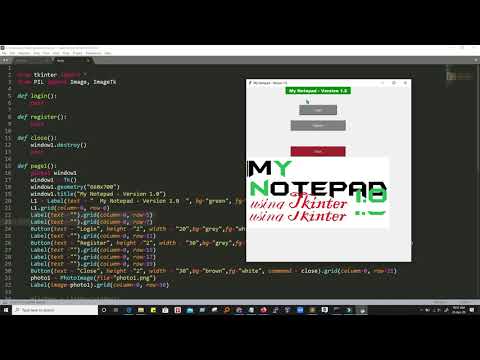✅  2 | Python Tkinter GUI Grid Example | App