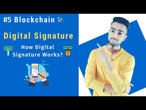 Digital Signature in Blockchain