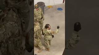 US Air Force Security Forces Conducting Flash Bang Room Entry