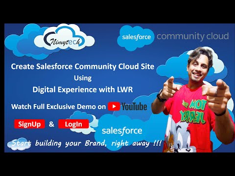 Create Salesforce Community Cloud Site | Digital Experience | LWR - Watch Full Demo !!!