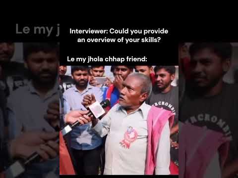 Jhola chhaap interview😆 #shorts #interview #funny #codevichar #algorithm #coding #btech #placement