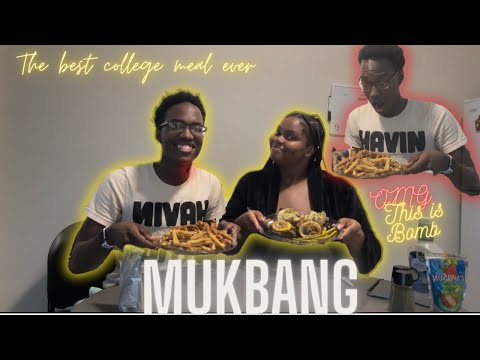 Best college meal ever 😝| cook this asap!! | Mukbang
