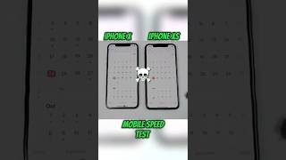 IPHONE X VS IPHONE XS SPEED TEST