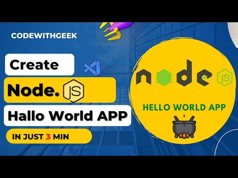 Node.js Server setup with express | Hallo World app + Best way to code