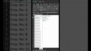 Generate Dynamic Serial Number in Excel