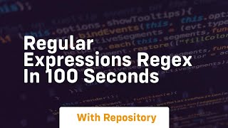 Regular expressions regex in 100 seconds