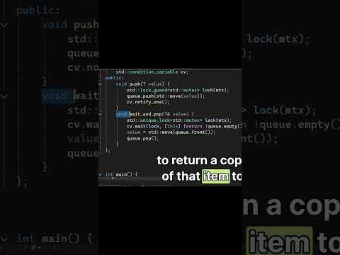 Don't lose data with std::queue #C++  #coding #programming