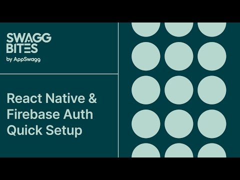 React Native & Firebase Auth Quick Setup