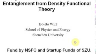 Insights into phase transitions and entanglement from density functional theory