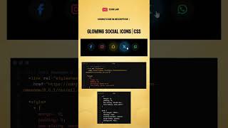 This CSS Glow Effect Looks Insane 🤯#coding #3danimation #programminglanguage