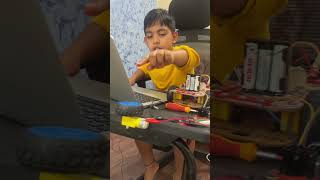 Controlling the motor with voice #projects #microbit