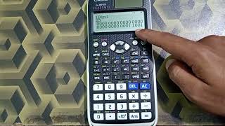 How to convert decimal, octal, hexadecimal and binary in casio 991ex calculator