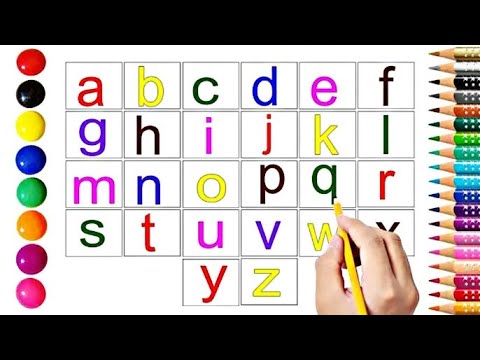 ABCD rhymes, a for apple b for ball, learn alphabets, abcd, a for apple