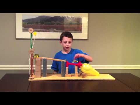 Six Simple Machine Project Using All Six Machines - Rube Goldberg