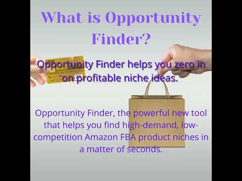What is Opportunity Finder? check out Description #shorts #niche #amazon #business #fba #fbaseller