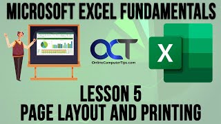 Microsoft Excel Fundamentals - The Beginner's Masterclass - Lesson 5 - Page Layout and Printing