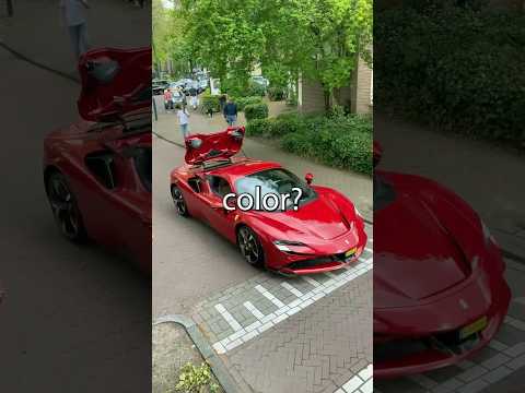 WHY ARE FERRARIS RED?! 😳 #cars #ferrari #motorsport