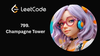 LeetCode 799 | Champagne Tower | Daily LeetCode | Day 45/365 | Simulation + DP | C++ Solution