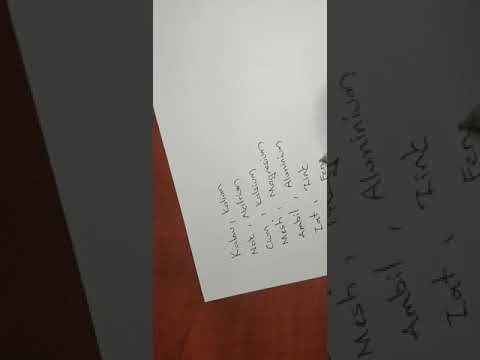 SIRI KEREAKTIFAN LOGAM PART 1