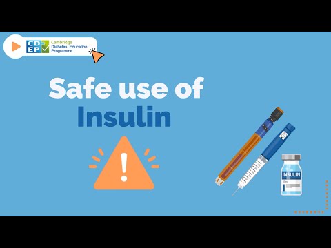 Safe Use of Insulin