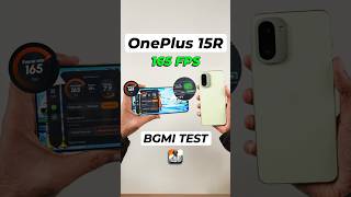 OnePlus 15R - 165 FPS Bgmi Test #shorts